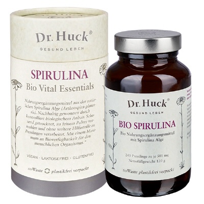 Bild Spirulina Bio Dr. Huck Presslinge Vegan (noWaste)